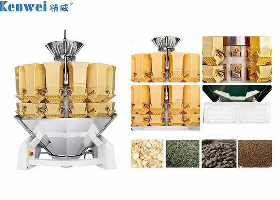 Weigher Multihead углерода стальной с пластиковым хоппером 2.0L