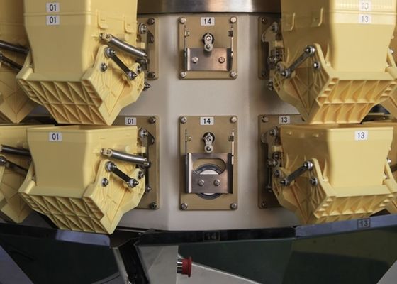 Weigher Multihead углерода стальной с пластиковым хоппером 2.0L